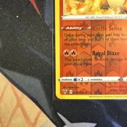 Pokemon TCG Charizard Vivid Voltage Holo Card 025/185 Reverse Holo Rare - Image 5