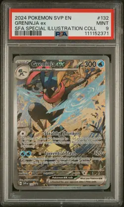 Pokemon TCG: Kingdra Ex 131 & Greninja Ex 132 S & V Promo Cards Holo PSA 9 - Image 4