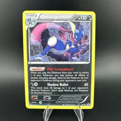 Greninja 2014 Pokemon XY Series Black Star Promo Holo XY24 Card LP - Image 1