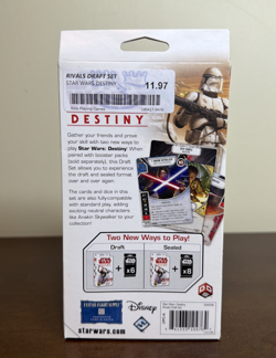 Star Wars: Destiny Dice & Card Game Rivals Draft Set Fantasy NEW Flight Games - Image 3