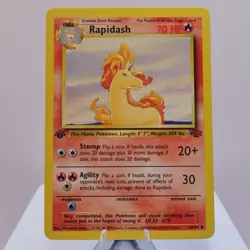 Pokemon TCG - Rapidash 44/64 Jungle Uncommon 1st Edition WOTC 1999 - EXC - Image 2