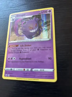Gengar 085/202 Sword & Shield Base Set Holo Rare Pokemon Card NM/M - Image 2