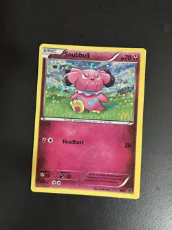 Pokemon Snubbull 008/012 McDonald's 2014 Holo Basic Promo 70 HP TCG Card - Image 1