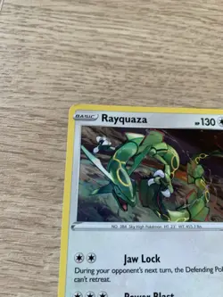Rayquaza SWSH029 - Black Star Holo Promo Pokemon Card - Image 3