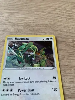 Rayquaza SWSH029 - Black Star Holo Promo Pokemon Card - Image 5