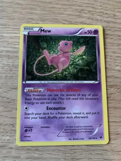 Pokemon | Mew TCG Fates Collide Holo Rare Card | 29/124 - Image 2