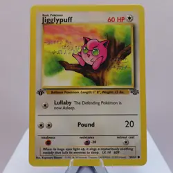 Pokemon TCG - Jigglypuff 54/64 Jungle Common 1st Edition WOTC 1999 - EXC - Image 2