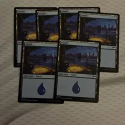 tmnt mtg Lot Of Island Basic Land X6 - Image 1