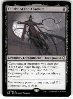 Cultist of the Absolute 123 Commander Legends: Battle for Baldur's Gate MTG NM - Image 1