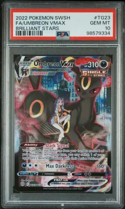 PSA 10 Umbreon VMAX TG23/TG30 Brilliant Stars Trainer Gallery Pokemon TCG - Image 1