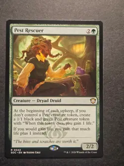 Pest Rescuer R Commander: Secrets of Strixhaven 0042 NM - Image 1