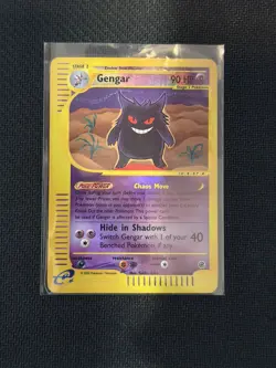 Pokemon Gengar Expedition # 48/165 Rare Reverse Holo Trading Card LP- MP - Image 1