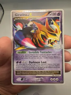 Giratina LV.X Pokemon Promo Diamond & Pearl Black Star Promo DP38 LP+ - Image 1