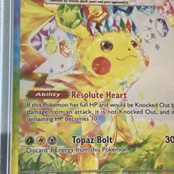 🔥 👀 POKEMON SSP EN-SURGING SPARKS SPECIAL ILLUSTRATION RARE PIKACHU EX PSA 10 - Image 4