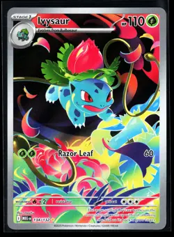 Pokemon Ivysaur 134/132 Me01: Mega Evolution Illustration Rare - Image 1