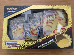Pokemon TCG Crown Zenith Pikachu VMAX Special Collection New Factory Sealed 820650851889 - Image 1