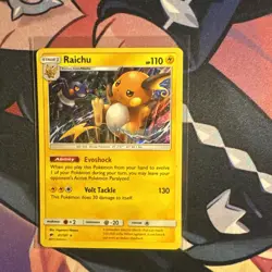 Pokemon TCG Raichu Burning Shadows 41/147 Holo Holo Rare - Image 1