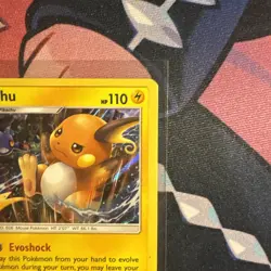 Pokemon TCG Raichu Burning Shadows 41/147 Holo Holo Rare - Image 3