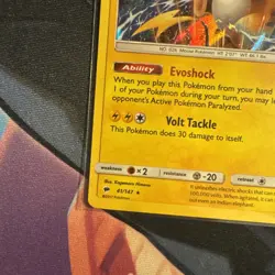 Pokemon TCG Raichu Burning Shadows 41/147 Holo Holo Rare - Image 5