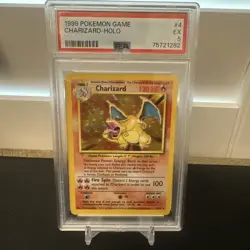 CHASE PACK ~ 1999 Pokemon Game Charizard Holo PSA 5 English ~ CHASER PACK - Image 1