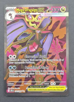 Pokemon TCG- Mega Dragalge ex 104/086 Ultra Rare Full Art- Chaos Rising - Image 1