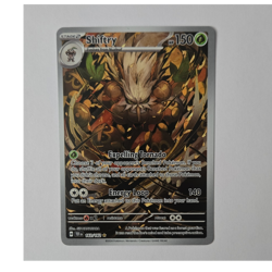 Pokemon TCG Shiftry 163/162 SV05: Temporal Forces IR Holo Eng 150HP - Image 1
