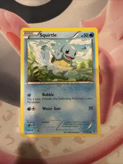 2013 Pokemon TCG Squirtle 14/101 Plasma Blast - Image 1