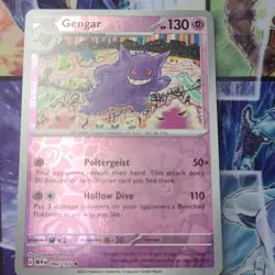 Pokemon Gengar 094/165 SV: Scarlet & Violet 151 Holo Rare English 2023 - Image 2