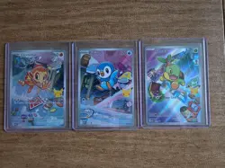 Pokemon TCG: First Partner Illustration Promo Set of 3 - Sinnoh Starters Gen 4 - Image 1