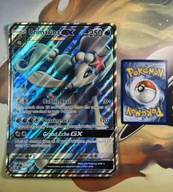 Pokemon JUMBO Primarina GX SM39 Ultra Rare Holo Collection Box Promo LP - Image 1