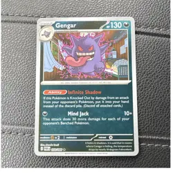 Pokemon Gengar 050/088 POR reverse holo Rare Stage 2 Regular HP130 English - Image 1