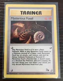 1999 Pokemon Fossil Mysterious #62/62 LP - Image 1