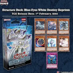 *** BLUE-EYES WHITE DESTINY *** (PRE-SALE) STRUCTURE DECK (2/14) DRAGON YUGIOH! - Image 2