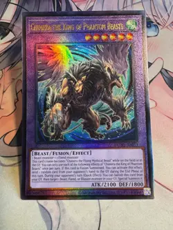 Yugioh Asian English DUNE-AE033 Chimera the King of Phantom Beasts Ultimate rare - Image 1