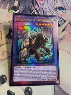 Yugioh Asian English DUNE-AE033 Chimera the King of Phantom Beasts Ultimate rare - Image 4