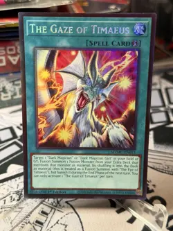 Yu-Gi-Oh! Konami The Gaze of Timaeus Maze of Meurtos MZMU-EN013 Collectors Rare - Image 1
