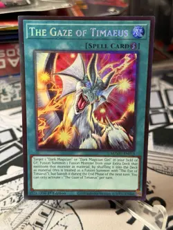 Yu-Gi-Oh! Konami The Gaze of Timaeus Maze of Meurtos MZMU-EN013 Collectors Rare - Image 2