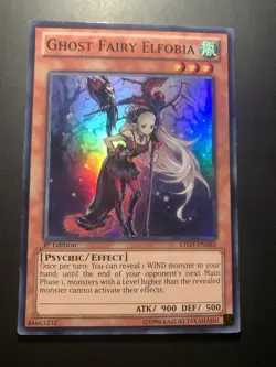 Yugioh! Ghost Fairy Elfobia Super Rare - LTGY-EN085 1st Edition - English - Image 1