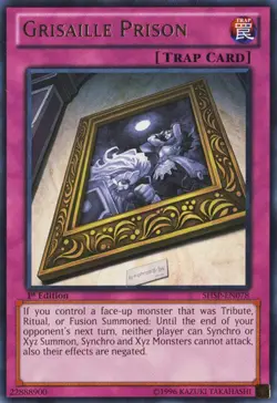 Grisaille Prison - SHSP-EN078 - Rare - 1st Edition Lightly Played Shadow Specter - Image 1