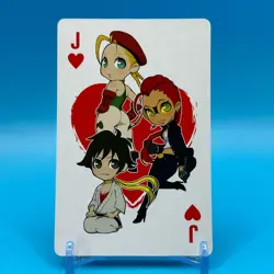 CHUN-LI Street Fighter 4 Not for sale Trump Playing Card Heart Jack CAPCOM Japan - Image 1