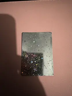 Pokemon Scarlet And Violet Error Misprint Blank Pokemon Card Silver Border Gray - Image 1