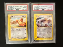 PSA 10 Pokemon TCG Teddiursa Ursaring e-Card Expedition Base Set 2002 - Image 1