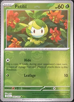 Petilil (Poke Ball Pattern) 006/086 Sv: Black Bolt Holo - Pokemon Card - Image 1