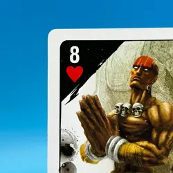 Dhalsim Street Fighter 4 Not for sale Trump Playing Card Heart 8 CAPCOM Japan - Image 3