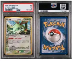 2006 POKEMON EX HOLON PHANTOMS FLYGON #7/110 RARE HOLO FOIL PSA 5 - Image 2