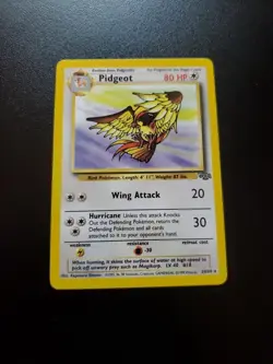 Pokemon Pidgeot RARE WIZARDS 1999 24/64 Jungle NON HOLO LP - Image 1