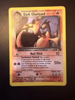 Pokemon Dark Charizard Holo - Team Rocket - 4/82 - English - LP/EXC WOTC VINTAGE - Image 3