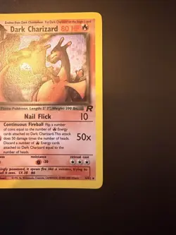 Pokemon Dark Charizard Holo - Team Rocket - 4/82 - English - LP/EXC WOTC VINTAGE - Image 4