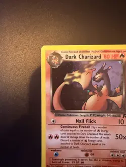 Pokemon Dark Charizard Holo - Team Rocket - 4/82 - English - LP/EXC WOTC VINTAGE - Image 5