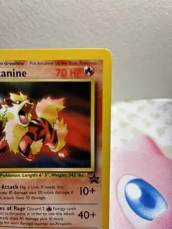 1999 Pokemon Wizards Black Star Promos Arcanine #6 - Image 3
